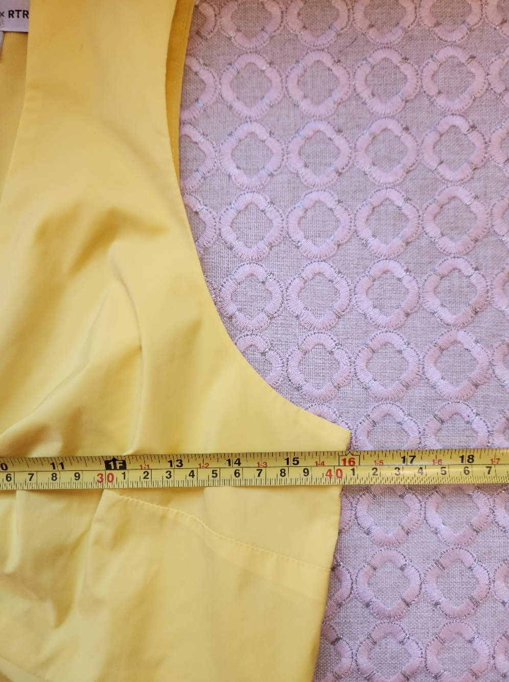 Toccin Women's Twist Front Dress in Yellow, Size 8, $445 - Picture 10 of 15